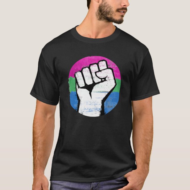Camiseta de Orgullo Poliamoroso (Anverso)