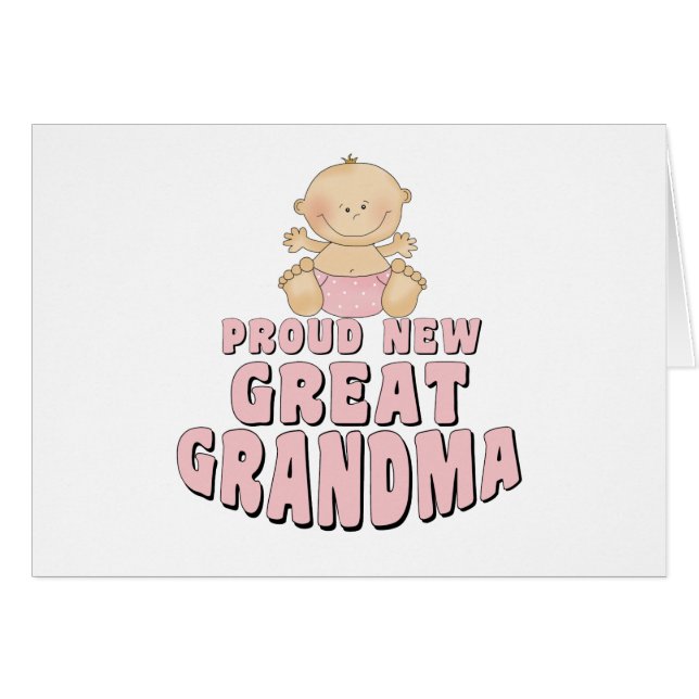 Camiseta de orgullosa nueva bisabuela (Anverso (Horizontal))