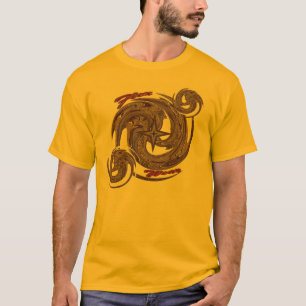 Camiseta de oro de la estrella del dragón