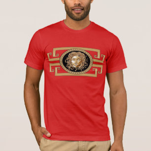 Camiseta de oro Medusa Medallion
