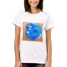 Camiseta de oro y agua para mujeres