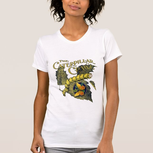 Camiseta de oruga y mariposa (Anverso)