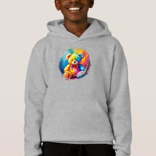 camiseta de osito de peluche linda y colorida