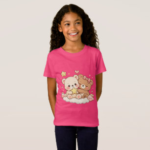 Camiseta de ositos de peluche lindos y kawaii para