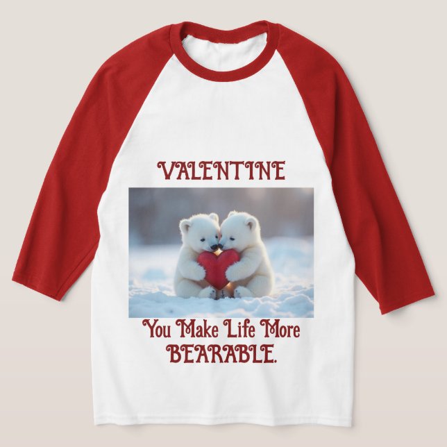 Camiseta de ositos polares de San Valentín (Distribución)