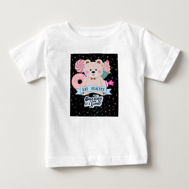 Camiseta de oso bebé lindo (Anverso)