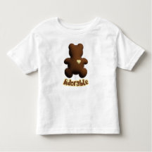 Camiseta de oso de chocolate