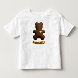 Camiseta de oso de chocolate