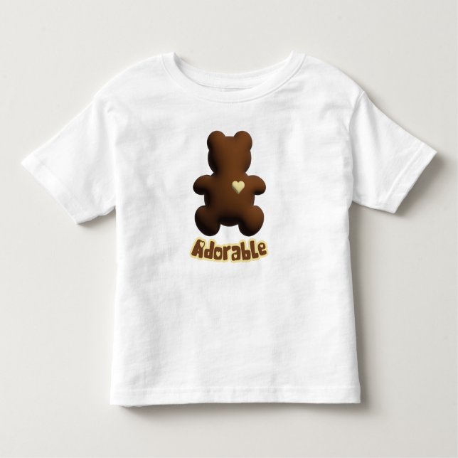 Camiseta de oso de chocolate (Anverso)