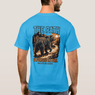 Camiseta de oso de fuerza ganada La ruta se forja