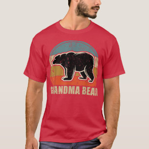 camiseta de oso de la abuela para mujeres, camisa
