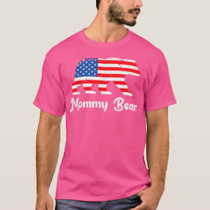 camiseta de oso de mamá, 4 de july tshirt, oso f