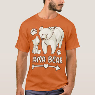 camiseta de oso de mamá para mujeres, camiseta de