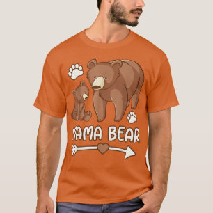 camiseta de oso de mamá para mujeres, camiseta de