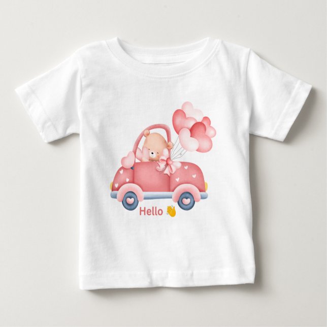 Camiseta de oso de peluche para niños (Anverso)