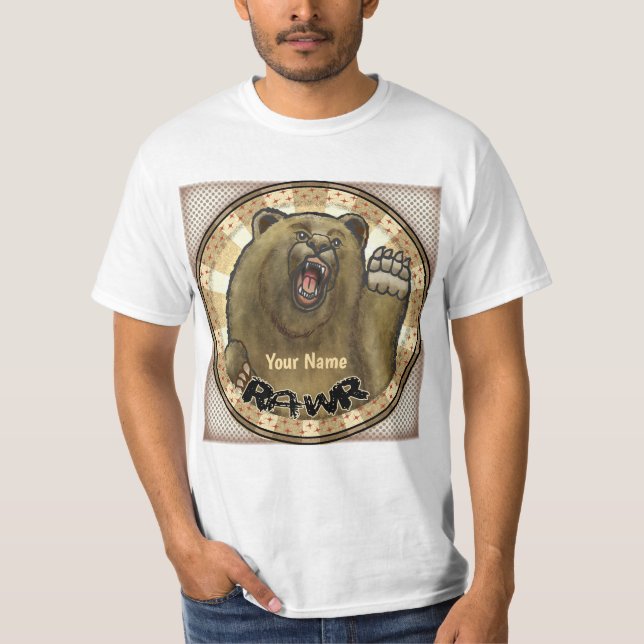 Camiseta De Oso De Rawr (Anverso)