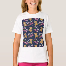 Camiseta de oso de tren choo choo