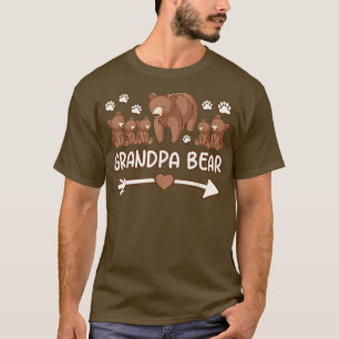 camiseta de oso del abuelo para hombres, oso del a