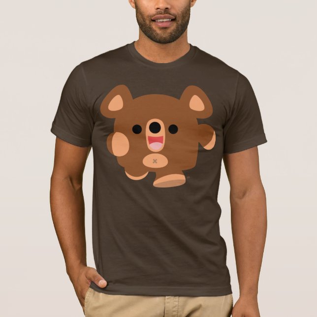 Camiseta de oso energético Personalizado suave (Anverso)