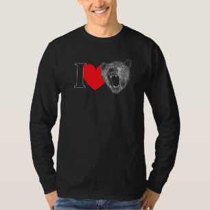 Camiseta de oso grizzly para mujeres hombres mamá 