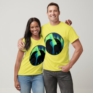 Camiseta de oso Luz del Norte Camiseta Orgánica de