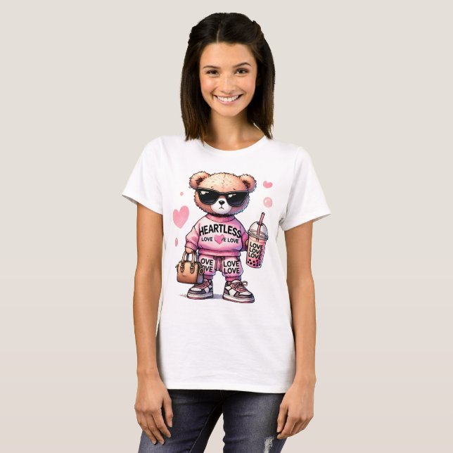Camiseta de oso para mujeres (Anverso completo)