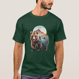Camiseta de oso pardo