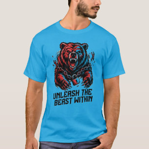 Camiseta de oso UnleashTheBeast – Poder de cadenas