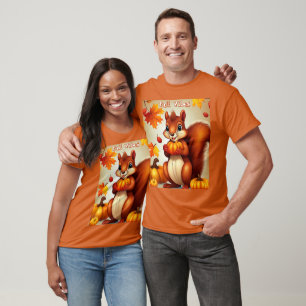 Camiseta de otoño del Sr. Squirrel