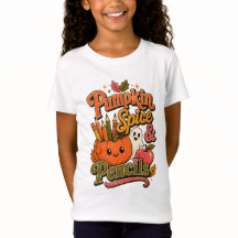 Camiseta De Otoño Divertida Pumpkin Spice & Lápice