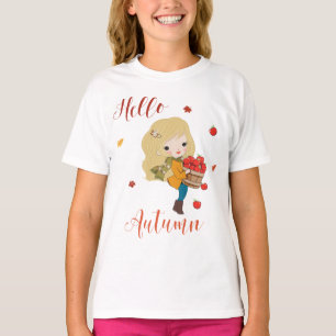 Camiseta de otoño para chicas y mujeres