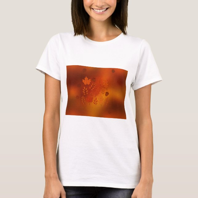 Camiseta de otoño para mujer (Anverso)
