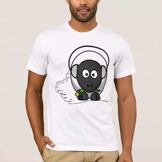 Camiseta de oveja musical (Anverso)
