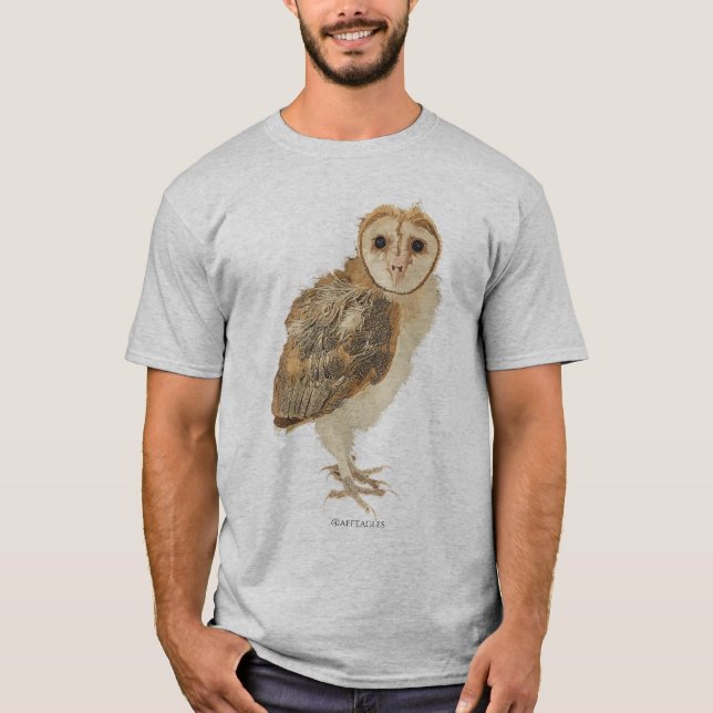 Camiseta de Ozzy el búho de granero (Anverso)