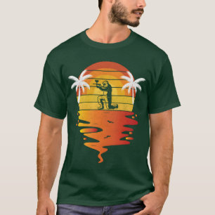 Camiseta de paintball puesta de sol retro 70s vint