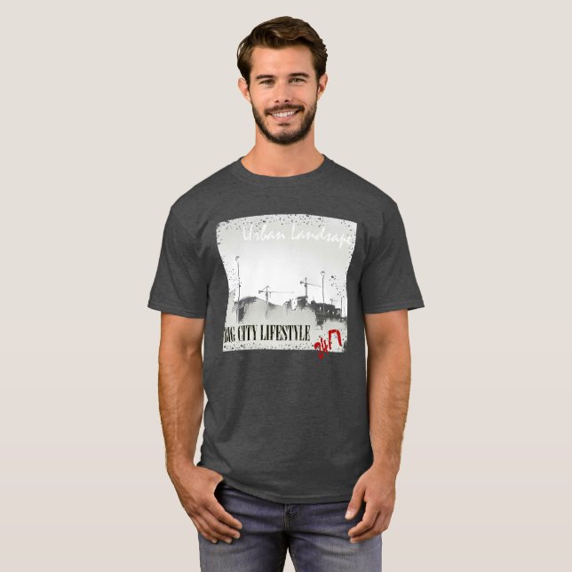 Camiseta de paisaje urbano (Anverso completo)