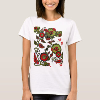 Camiseta de Paisley del navidad