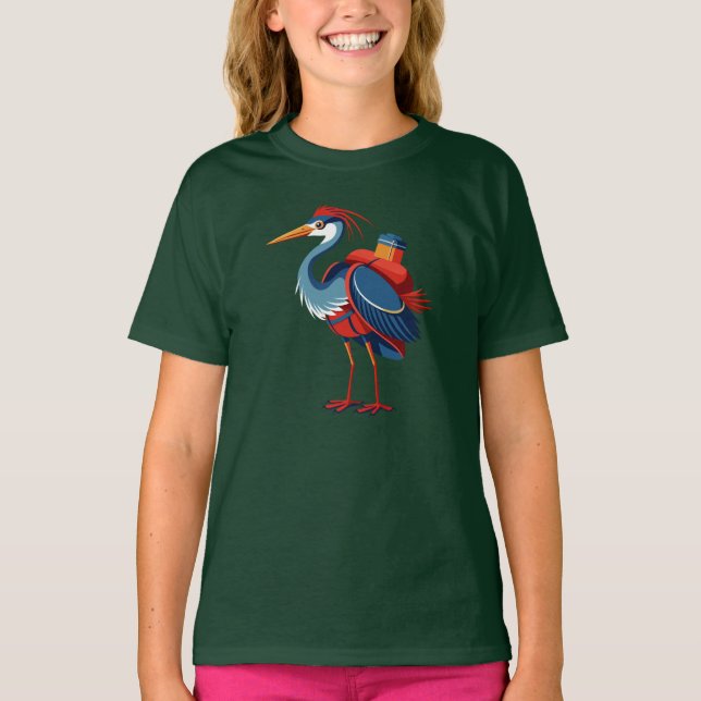 Camiseta de pájaro (Anverso)