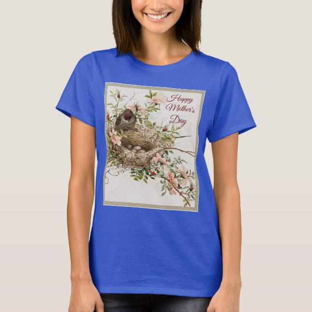 Camiseta de pájaro del Día de la Madre (Anverso)