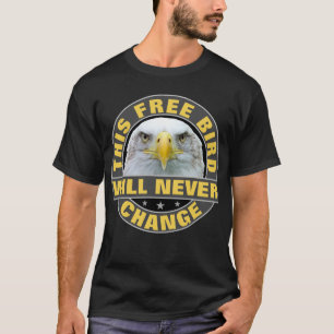 Camiseta de pájaro libre (oscuro)