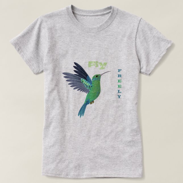 Camiseta de pájaro tartamudo (Diseño del anverso)