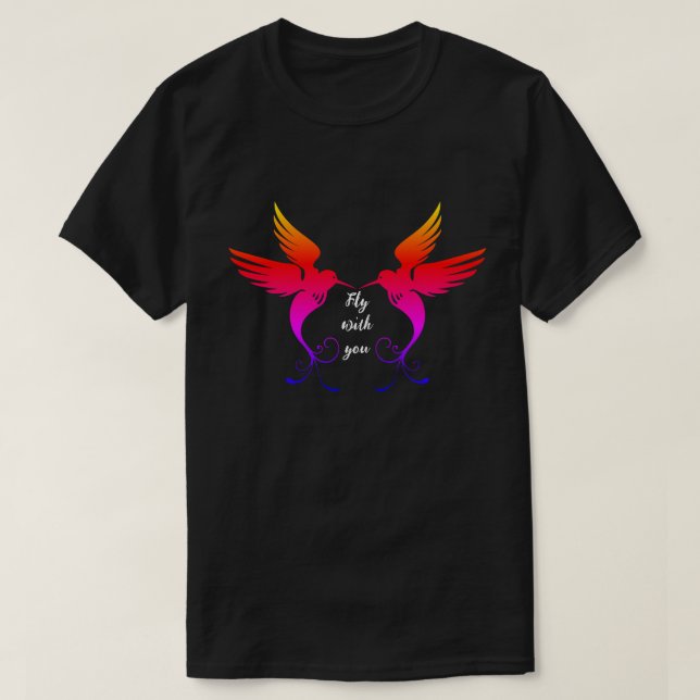 Camiseta de pájaros (Diseño del anverso)