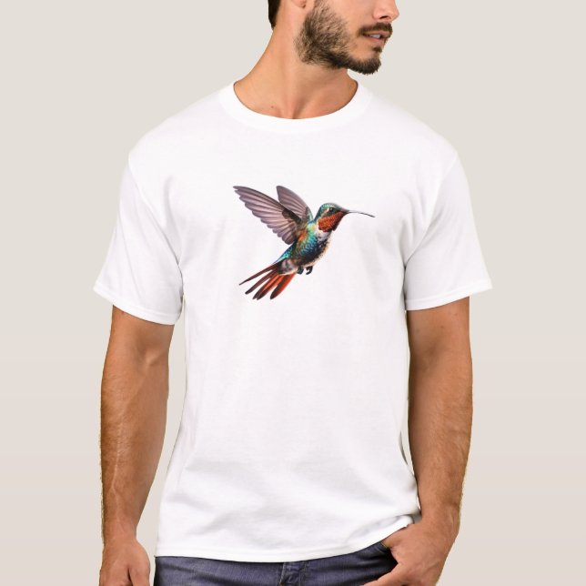 camiseta de pájaros voladores (Anverso)