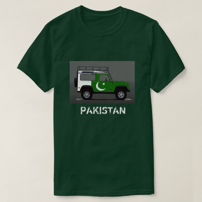Camiseta de PAKISTÁN (Diseño del anverso)