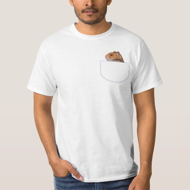 Camiseta de PAL del bolsillo del hámster (Anverso)