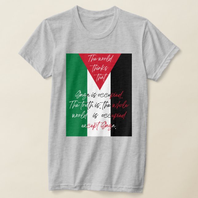 Camiseta de Palestina Libre - Camiseta de Save Gaz (Distribución)