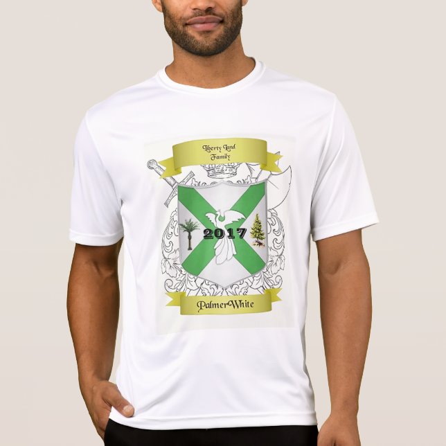 Camiseta de Palmer/de los hombres blancos de la (Anverso)