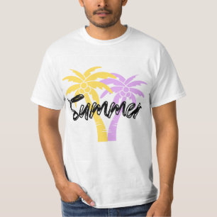 Camiseta de palmera de verano   Camiseta estética 