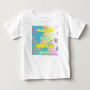 Camiseta De Palmeras Tropicales De Bebé De Vibes P