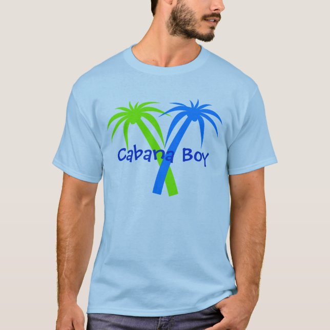 Camiseta de palmeras tropicales divertidas (Anverso)